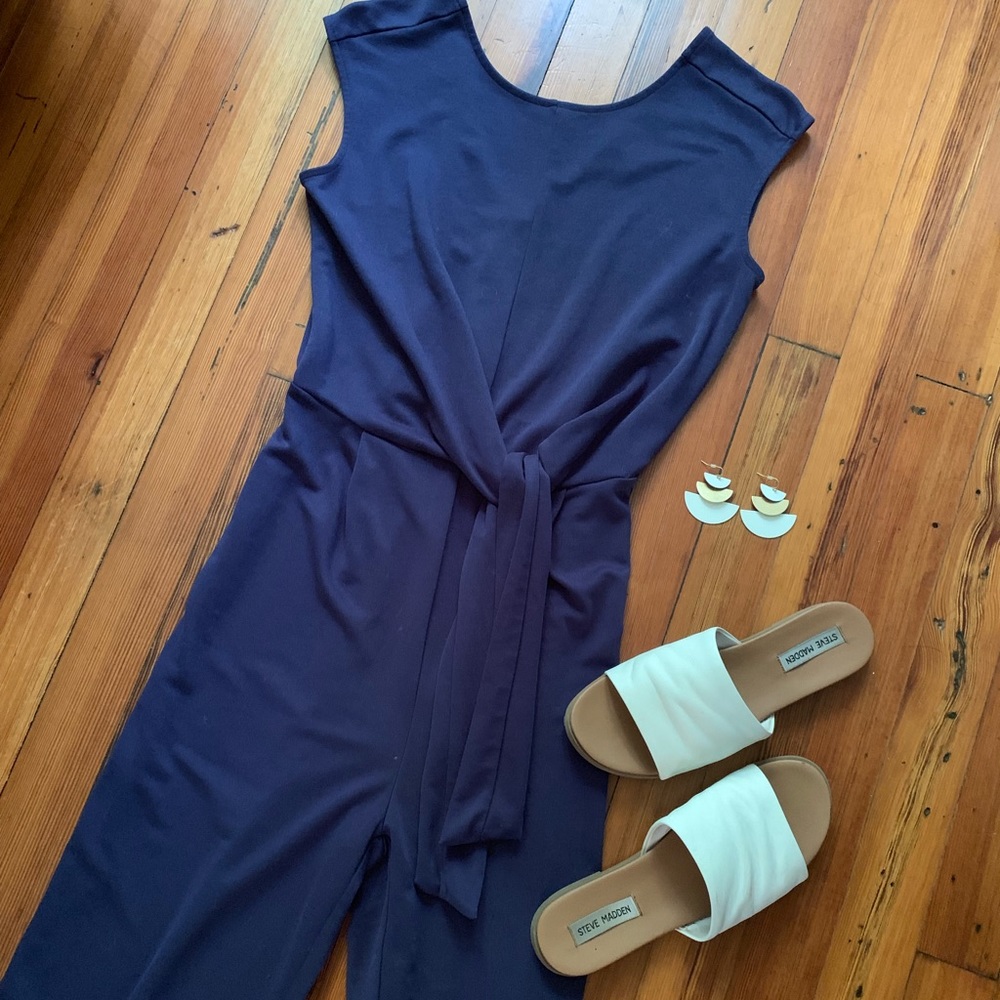 Navy Jumpsuit